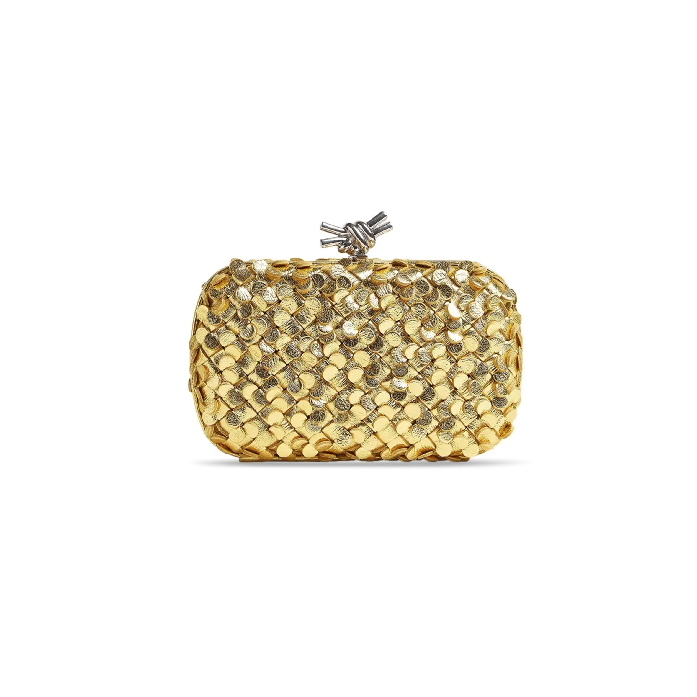 bo*te*ga Ve*ne*ta knot minaudiÈre clutch 717622v3sf18595 (20.5*12.5*6cm)